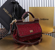 Fortok Dolce & Gabbana Sicily With Gemstone Red 11 x 18 x 6 cm - 2