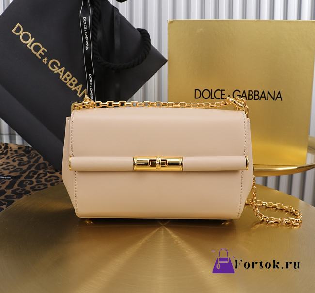 Fortok Dolce & Gabbana Marlene Beige 18*10.6*7cm - 1