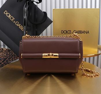 Fortok Dolce & Gabbana Marlene Brown 18*10.6*7cm