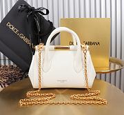 Fortok Dolce & Gabbana DG Mini Marlene Day Bag White 19*13.5*7cm - 2