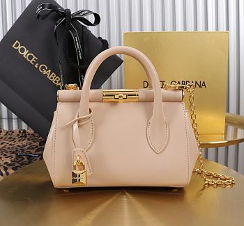 Fortok Dolce & Gabbana DG Mini Marlene Day Bag Beige 19*13.5*7cm
