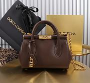 Fortok Dolce & Gabbana DG Mini Marlene Day Bag Brown 19*13.5*7cm - 1