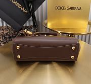 Fortok Dolce & Gabbana DG Mini Marlene Day Bag Brown 19*13.5*7cm - 6
