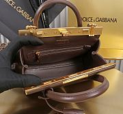 Fortok Dolce & Gabbana DG Mini Marlene Day Bag Brown 19*13.5*7cm - 3