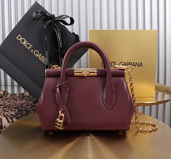 Fortok Dolce & Gabbana DG Mini Marlene Day Bag Rouge 19*13.5*7cm