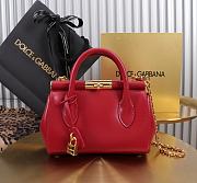 Fortok Dolce & Gabbana DG Mini Marlene Day Bag Red 19*13.5*7cm - 1