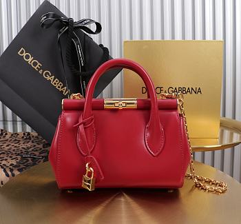 Fortok Dolce & Gabbana DG Mini Marlene Day Bag Red 19*13.5*7cm