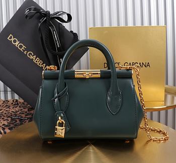 Fortok Dolce & Gabbana DG Mini Marlene Day Bag Green 19*13.5*7cm
