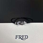 Fortok Fred Force 10 bracelet Black And Silver With Diamond - 3