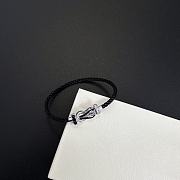 Fortok Fred Force 10 bracelet Black And Silver With Diamond - 5