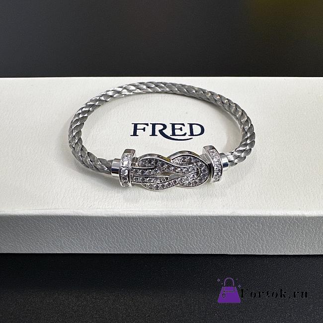 Fortok Fred Force 10 bracelet Silver With Diamond - 1