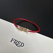 Fortok Fred Force 10 bracelet Red And Gold With Diamond - 4