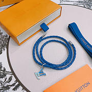 Fortok Louis Vuitton Monogram Play Bracelet LV Blue - 6