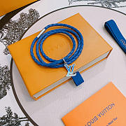 Fortok Louis Vuitton Monogram Play Bracelet LV Blue - 3