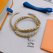 Fortok Louis Vuitton Monogram Play Bracelet LV Gold - 2