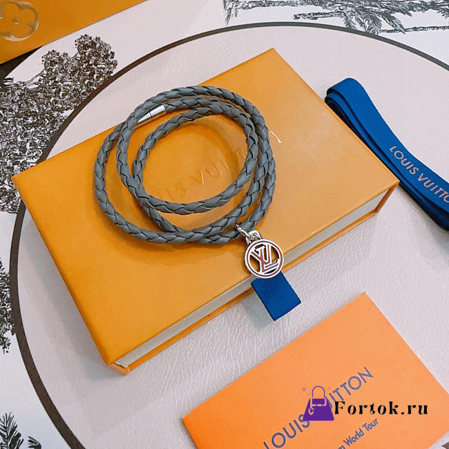 Fortok Louis Vuitton Monogram Play Bracelet LV Grey - 1