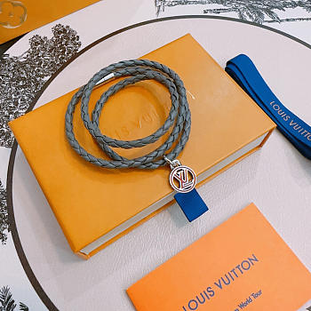 Fortok Louis Vuitton Monogram Play Bracelet LV Grey