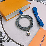 Fortok Louis Vuitton Monogram Play Bracelet LV Grey - 6