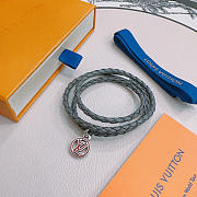 Fortok Louis Vuitton Monogram Play Bracelet LV Grey - 4