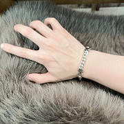 Fortok Louis Vuitton Monogram Chain Bracelet Silver - 2