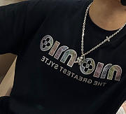 Fortok Louis Vuitton Maison Fondée en 1854 chain necklace  - 5