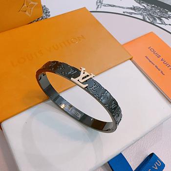 Fortok Louis Vuitton LV Bracelet Black