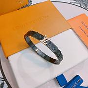 Fortok Louis Vuitton LV Bracelet Black - 3