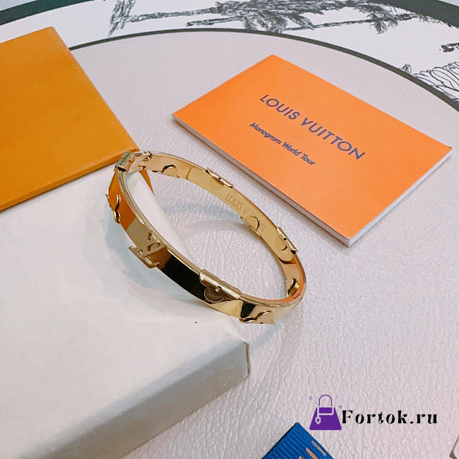 Fortok Louis Vuitton LV Bracelet Gold - 1