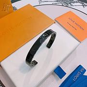 Fortok Louis Vuitton LV cuff bracelet Black - 6