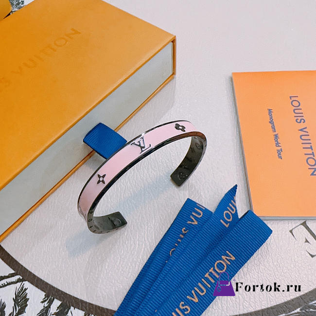 Fortok Louis Vuitton cuff bracelet Pink - 1