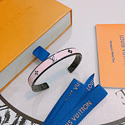 Fortok Louis Vuitton cuff bracelet Pink - 5