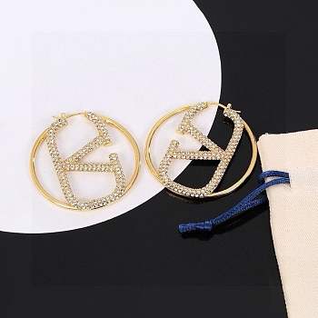 Fortok Valentino Gold Earrings With Diamond