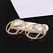Fortok Valentino Gold Earrings With Diamond - 5