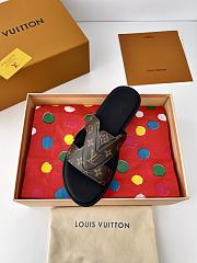 Fortok Louis Vuitton Men Logo sandals Brown - 5