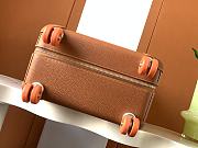 Fortok Hermes R.M.S Cabin Suitcase Brown 33x57x20cm - 5