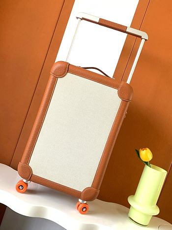 Fortok Hermes R.M.S Cabin Suitcase Brown 33x57x20cm