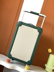 Fortok Hermes R.M.S Cabin Suitcase Green 33x57x20cm  - 1