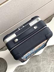Fortok Hermes R.M.S Cabin Suitcase Horse Blue 33x57x20cm - 4