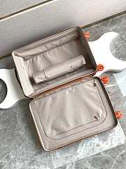 Fortok Hermes R.M.S Cabin Suitcase Fish Brown 33x57x20cm  - 3