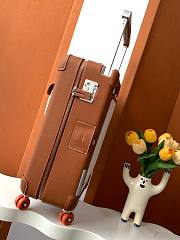 Fortok Hermes R.M.S Cabin Suitcase Pocket Brown 33x57x20cm - 6