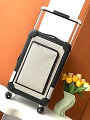 Fortok Hermes R.M.S Cabin Suitcase Pocket Black 33x57x20cm - 2