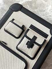 Fortok Hermes R.M.S Cabin Suitcase Pocket Black 33x57x20cm - 5
