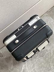 Fortok Hermes R.M.S Cabin Suitcase Pocket Black 33x57x20cm - 6