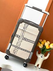Fortok Hermes R.M.S Cabin Suitcase Horse Grey 33x57x20cm - 5