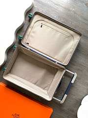 Fortok Hermes R.M.S Cabin Suitcase Horseshoe Blue 33x57x20cm  - 2