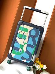 Fortok Hermes R.M.S Cabin Suitcase Horseshoe Blue 33x57x20cm  - 6