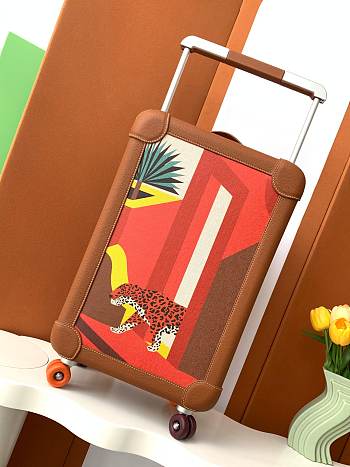 Fortok Hermes R.M.S Cabin Suitcase Panther Brown 33x57x20cm