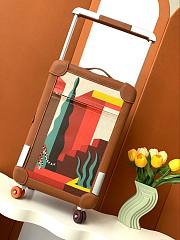 Fortok Hermes R.M.S Cabin Suitcase Panther Brown 33x57x20cm - 3