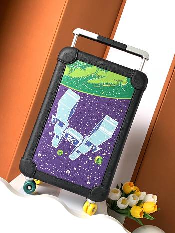 Fortok Hermes R.M.S Cabin Suitcase Galaxy Black 33x57x20cm