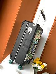 Fortok Hermes R.M.S Cabin Suitcase Palm Black 33x57x20cm - 3